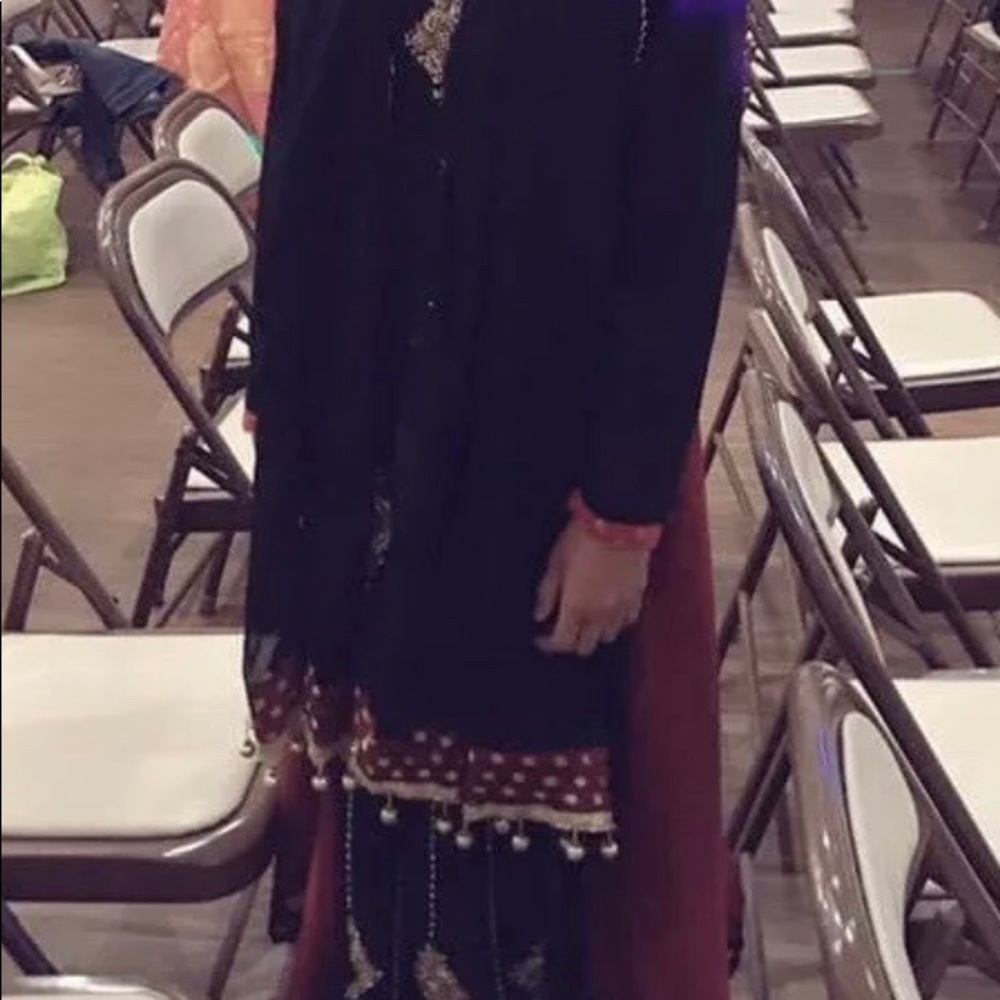 Stonework kameez n dupatta for girls 10-12 yrs - Picture 6 of 6